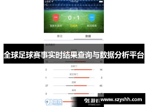 全球足球赛事实时结果查询与数据分析平台